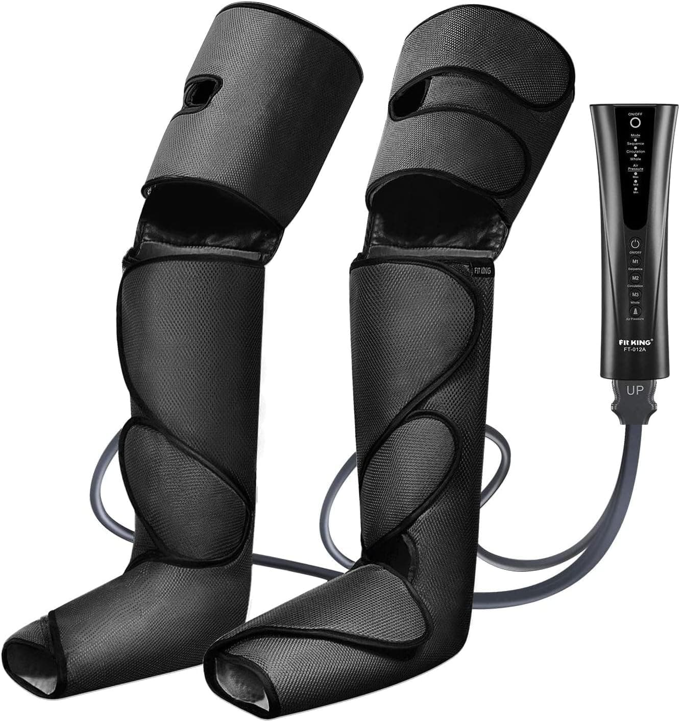 FIT KING Botas de pressoterapia de pernas, massajador de pernas ajuda com inchaço e relaxa os músculos botas de compressão de ar para pernas