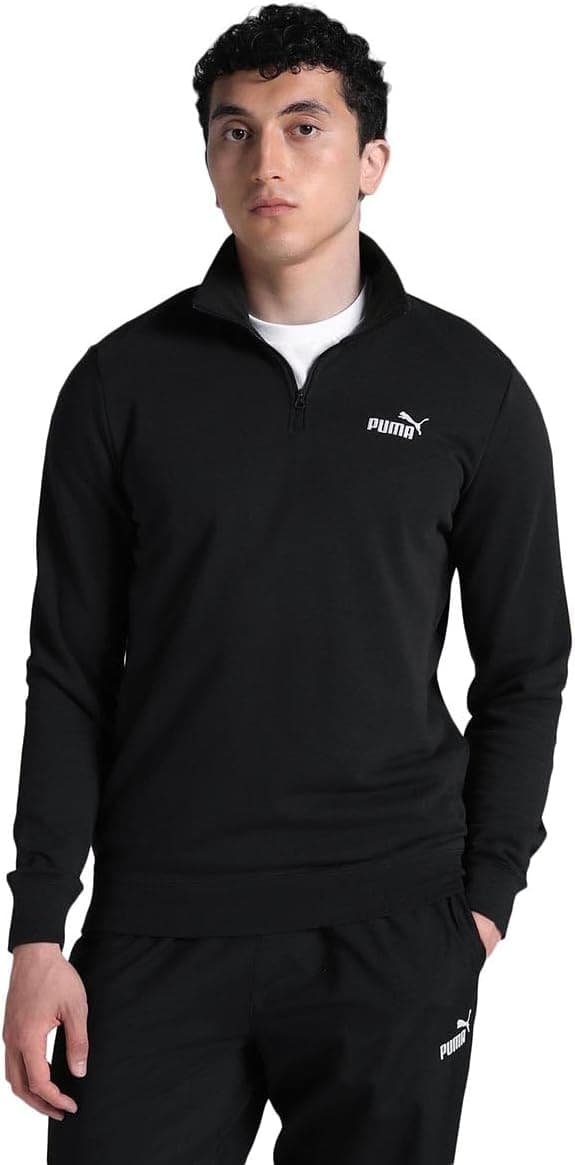 PUMA Half-Zip TR | Sweatshirt desportiva para homem com meio fecho e logótipo estampado