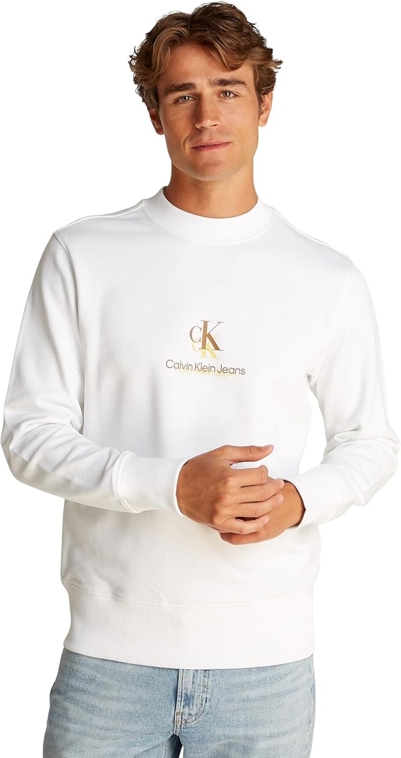 Calvin Klein Camisola sem botões para homens 