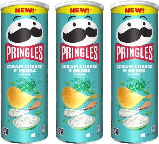 Pringles Creme Cheese and Herbs 165 g x 3