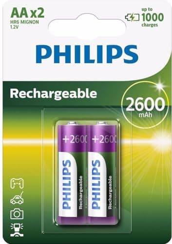 Rechargeables Bateria R6B2A260/10 - pilhas (bateria recarregável, níquel-metal hidreto (NiMH), 1,2 V, 2600 mAh, 2 ano(s), 78 g)