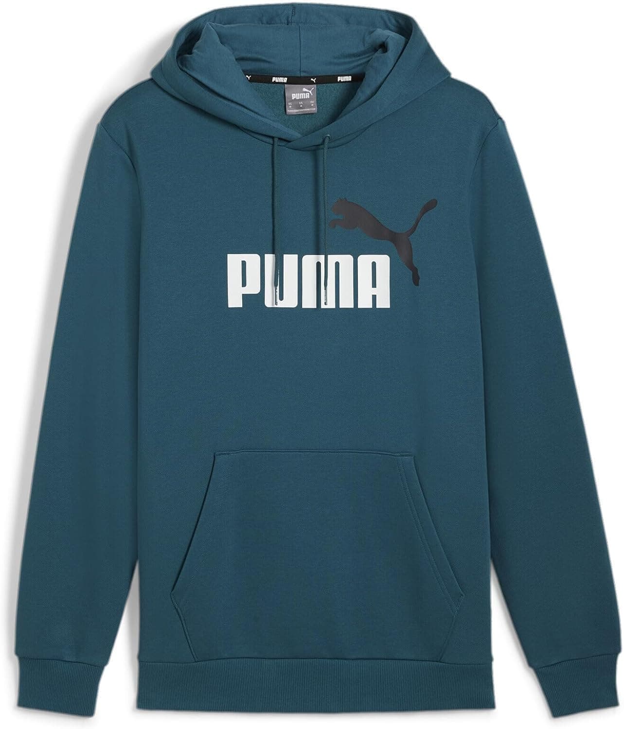 PUMA ESS+ 2 Col Big Logo Hoodie FL Camisola com capuz unissexo para adulto