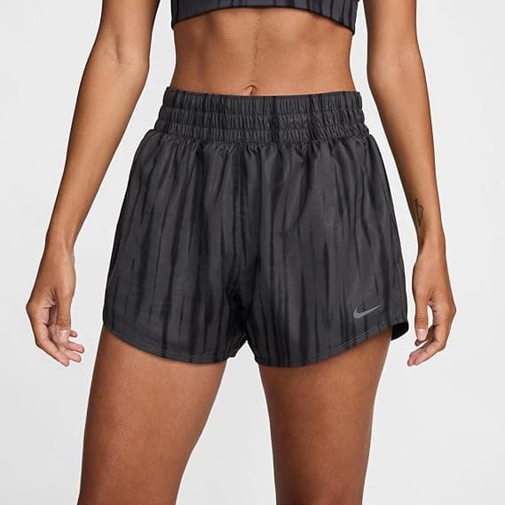 NIKE One DF HR 3in BR AOP - Calções para mulher