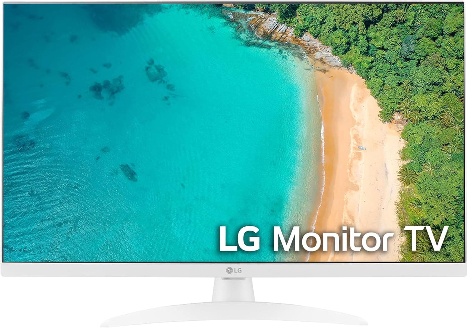 LG 27TQ615S-WZ Monitor de TV, 27 polegadas, painel IPS, FHD, DVB-T2 (H.265), 16:9, webOS22, compatível com stadia, 1920x1080, 60 Hz, branco
