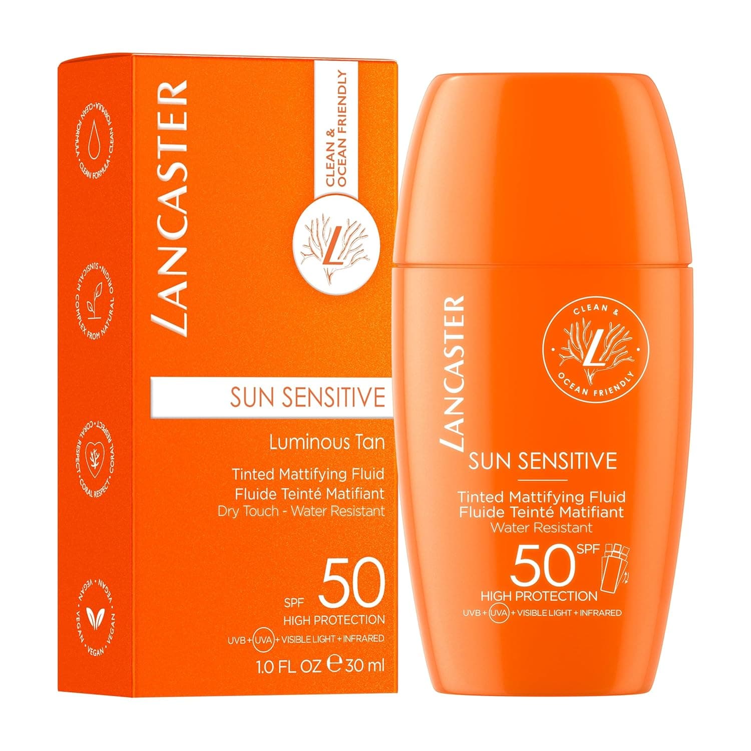 Lancaster Sun Sensitive Tinted Mattifying Fluid SPF50, 30 ml