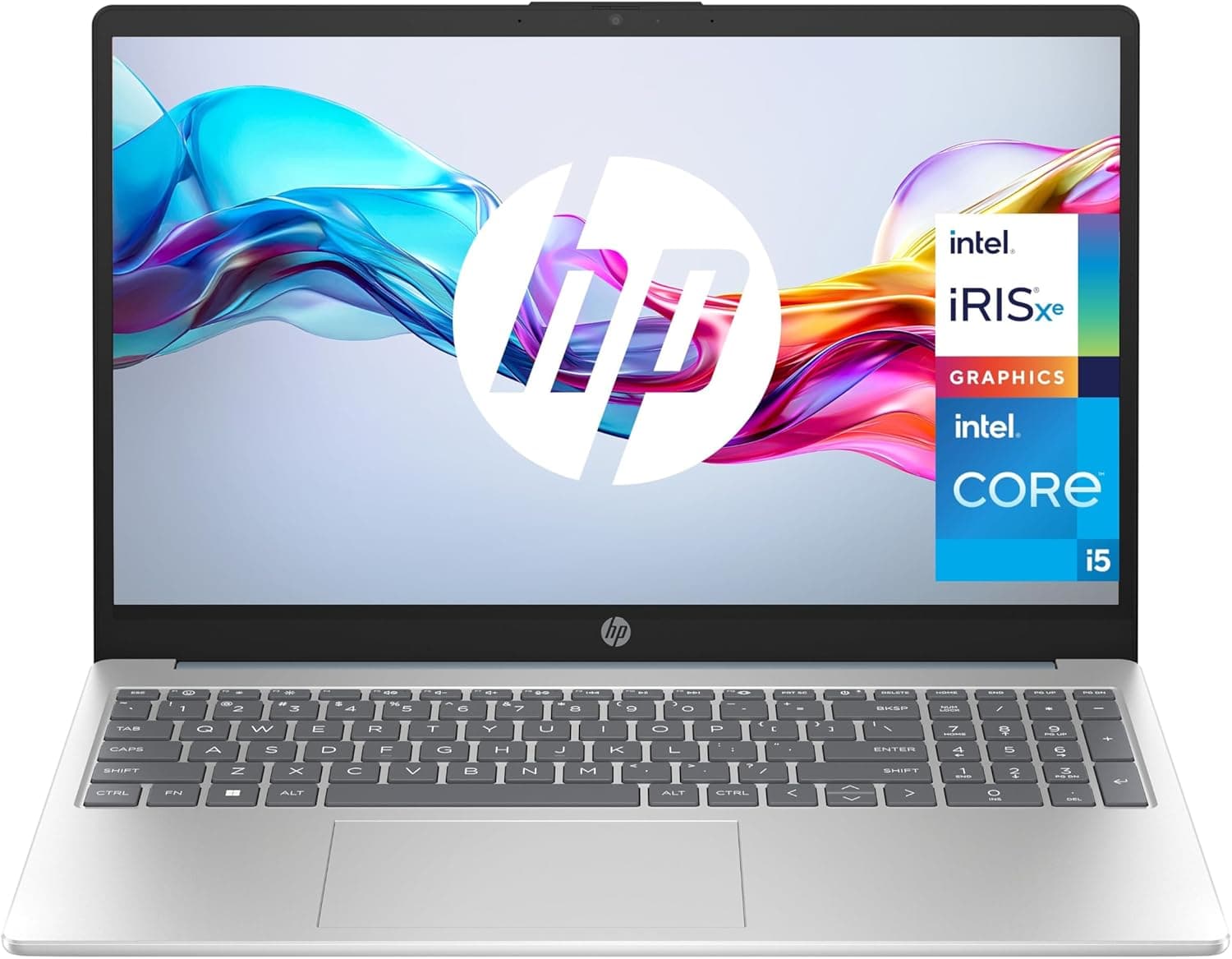 HP 15-fd0189ns - 15.6" FHD Laptop (Intel Core i5-1334U, 16GB RAM, 1TB SSD, Intel Iris Xe Graphics, No Operating System) Silver and Blue - Spanish QWERTY Keyboard intel i5-1334u 16gb | 1tb