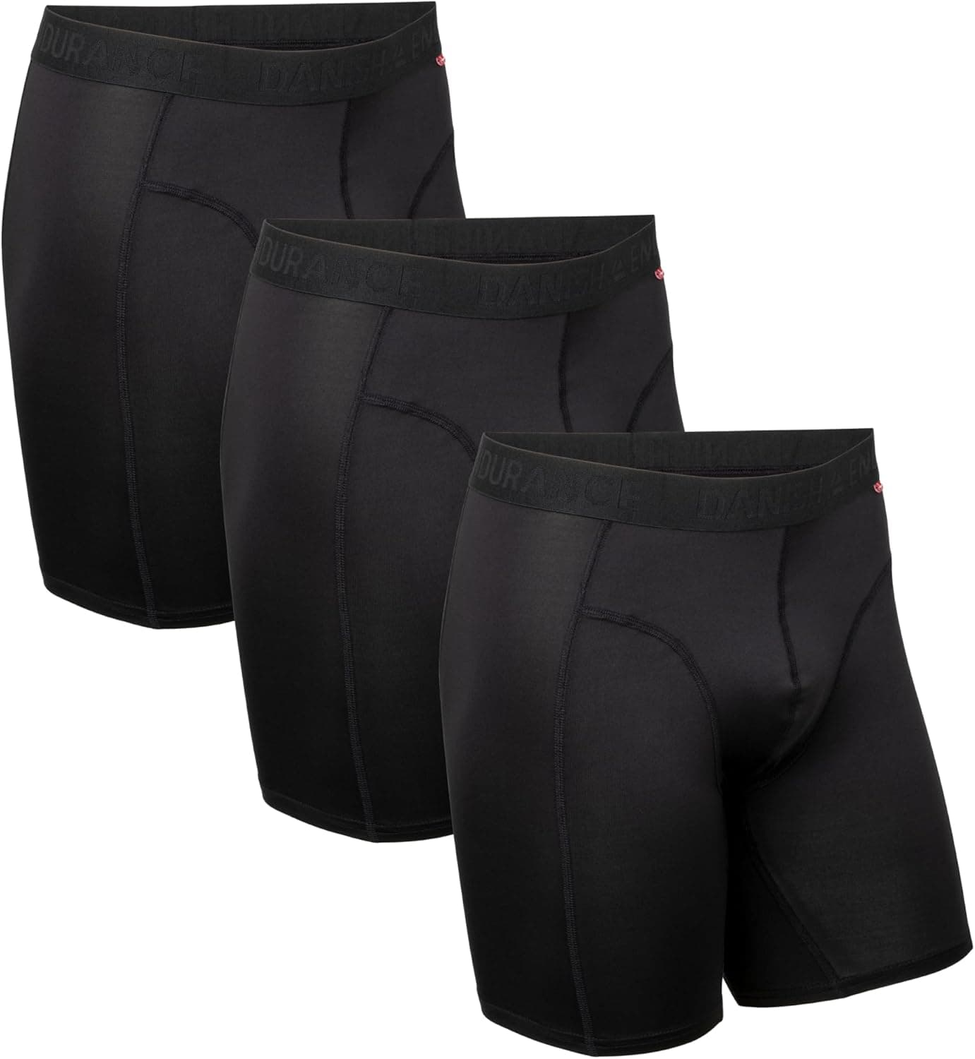 DANISH ENDURANCE Cuecas desportivas homem boxer, justas e respiráveis, conjunto de 3 - roupa desportiva para homem, roupa interior