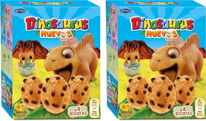 Artiach Bolacha dinossauro ovos, 140 g x2