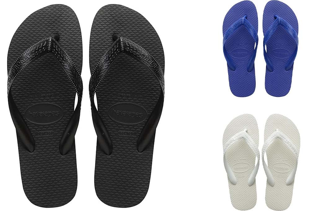 Havaianas Top Color | Chinelos de dedo confortáveis e leves com sola antiderrapante para adulto