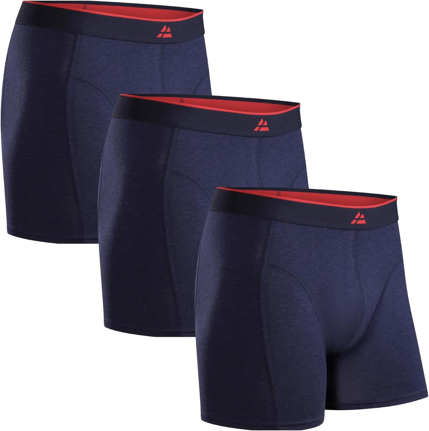 DANISH ENDURANCE Boxers de bambu para homem respiráveis, pack de 3
