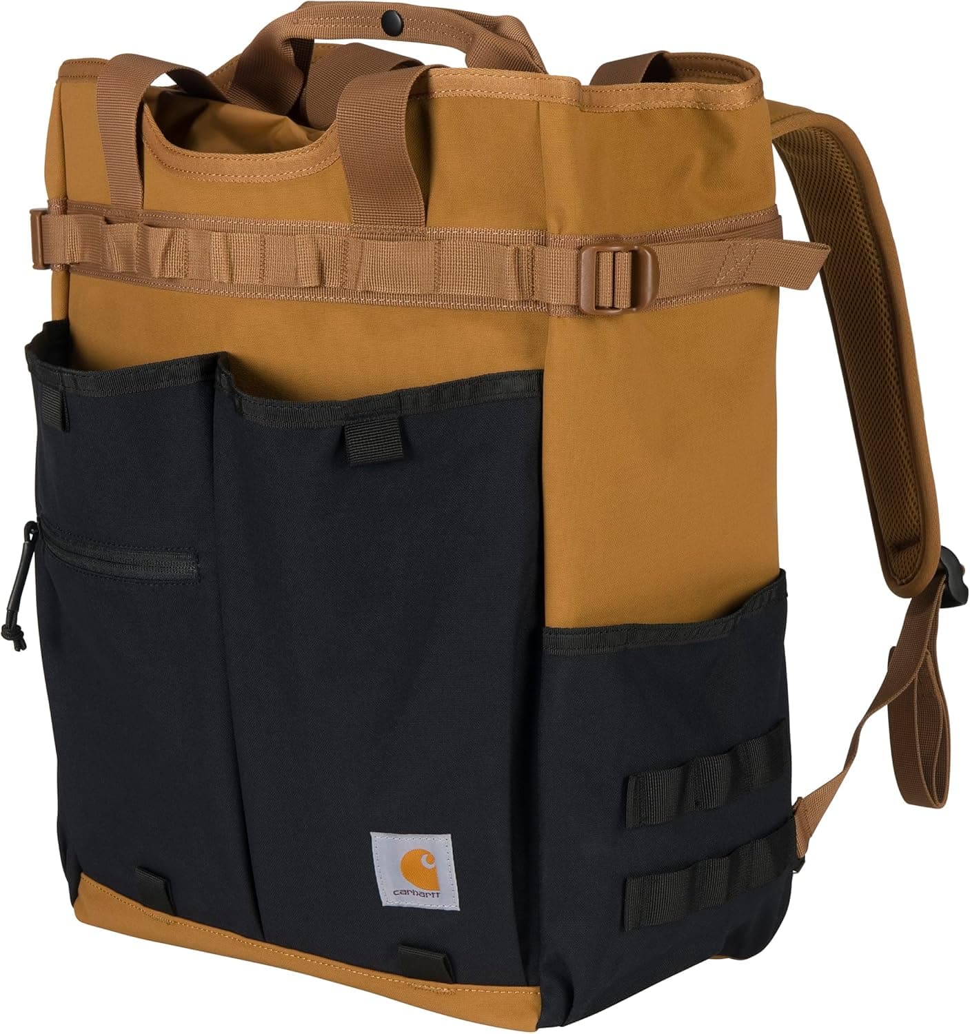 Carhartt Saco conversível de nylon, mochila resistente à água