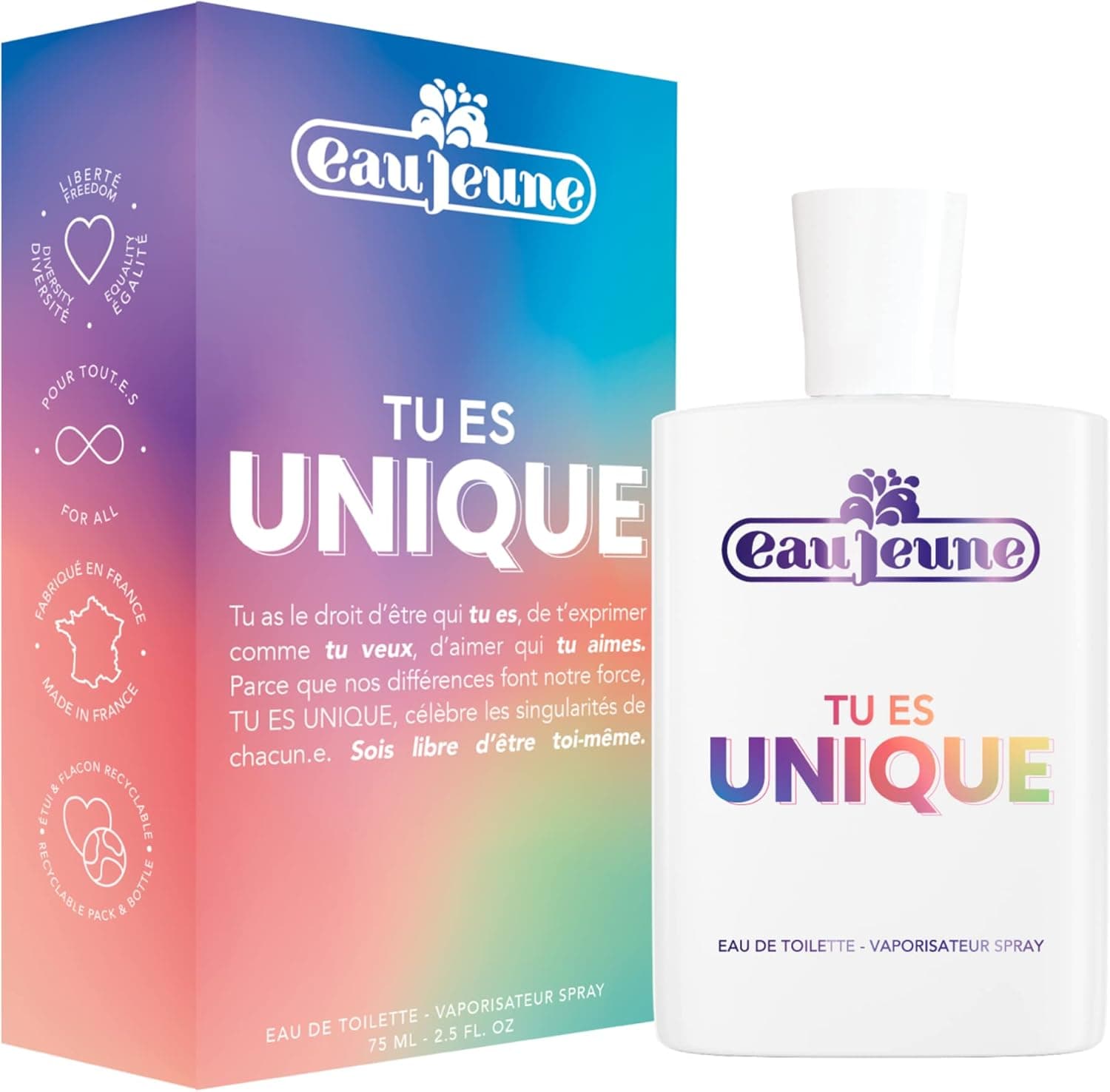 Eau Jeune Eau de Toilette Tu Es Unique, 75ml