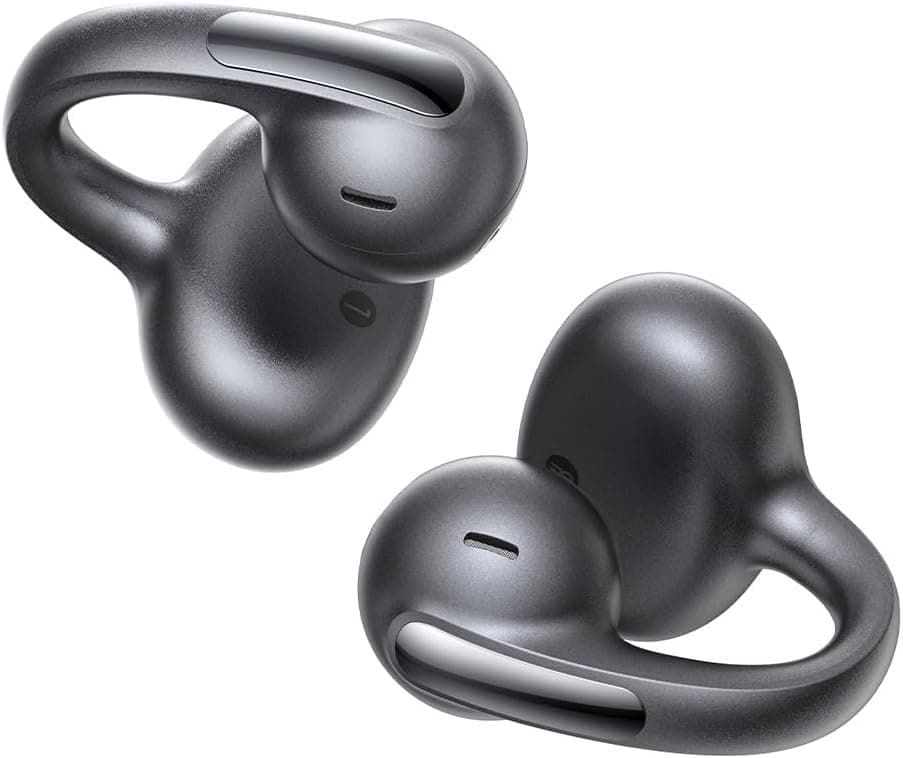 Baseus MC1 Pro Auriculares de ouvido aberto, clipe para orelhas, som impressionante, reforço de graves adaptável, Bluetooth 6.0, cancelamento de ruído em chamadas, IP67, bateria de 40H, Buds de 5,0 g