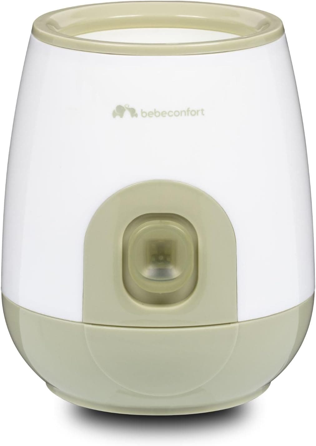 Bebeconfort Aquecedor de berões elétrico expresso, aquecedor de berões de viagem, aquecedores de mesa para bebés, branco e verde