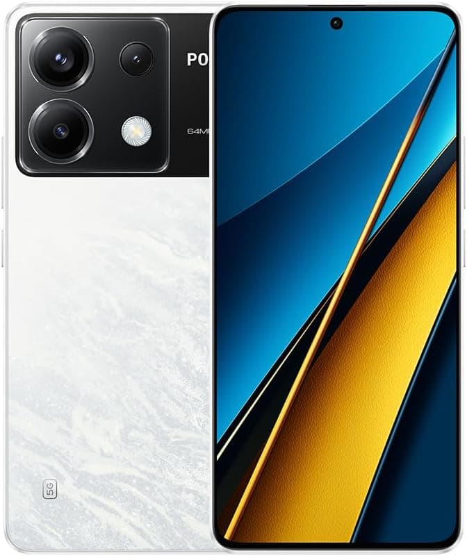 Xiaomi Poco X6 - Smartphone de 12 + 256 GB, ecrã AMOLED de 120 Hz 1,5 K, Snapdragon 7s Gen 2, câmara tripla de até 64 MP, 5000 mAh