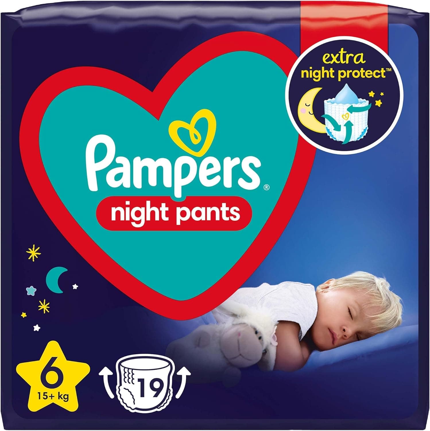 Prima Baby Pack extra grande, 19 unidades, tamanho 6 (mais de 15kg)