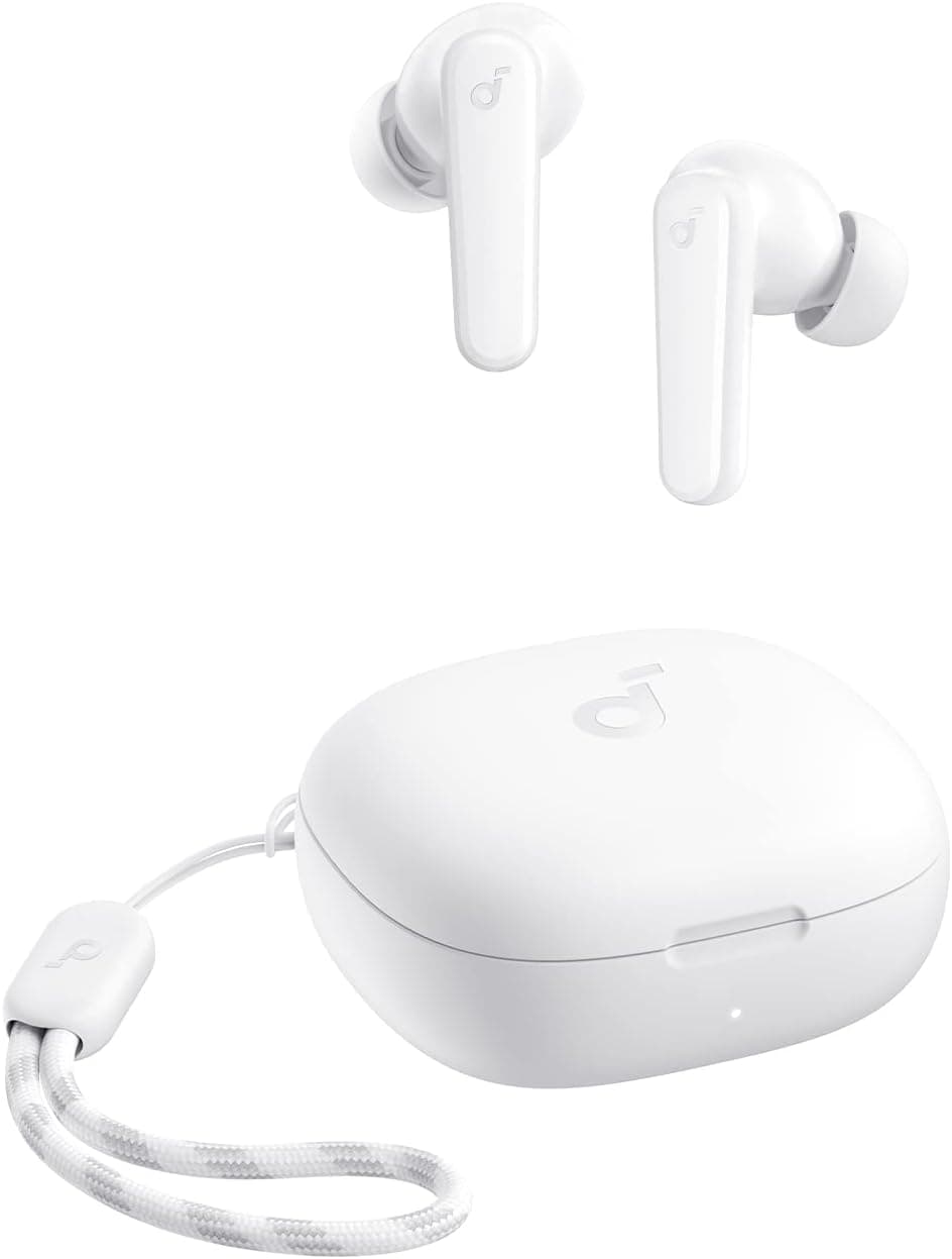Soundcore P20i Auriculares sem fios Bluetooth by Anker, diafragmas de 10 mm com Big Bass, auriculares Bluetooth 5.3, reprodução 30H, IPX5, 2 micros para chamadas nítidas com IA, EQ personalizado