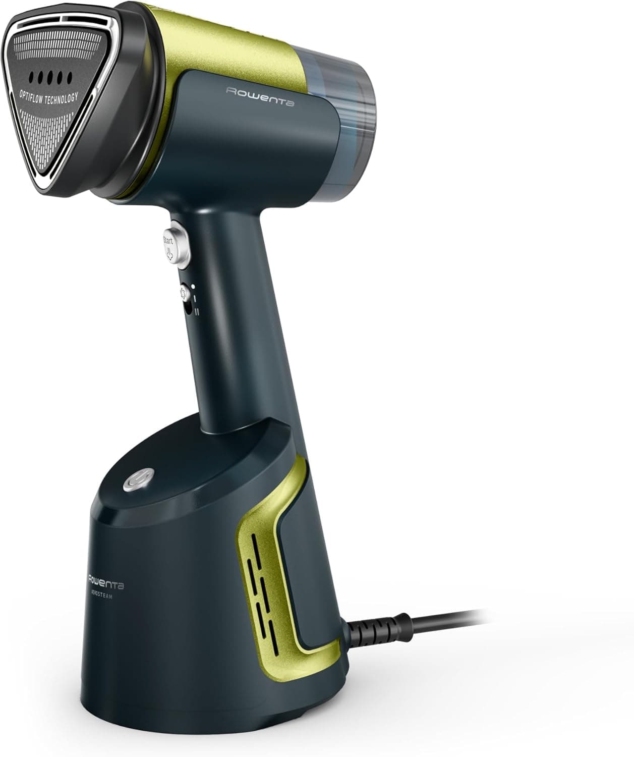 Rowenta AeroSteam, escova de vapor manual, tecnologia OptiFlow, depósito de 100 ml, resultados rápidos e fáceis com uma única passagem, DR9810F0