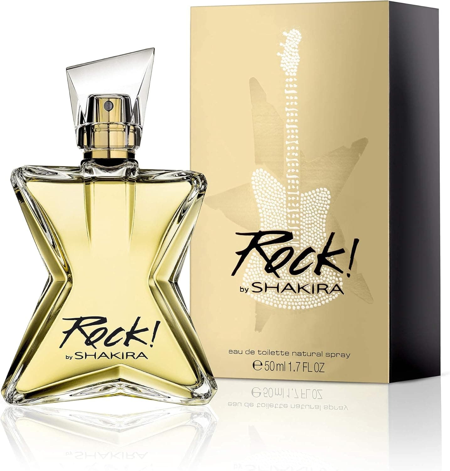 Shakira, Perfumes, Rock by Shakira para mulher, longa duração, fragrância feminina, fresca e dinâmica, notas frutíferas e florais, ideal para uso diário, 50 ml