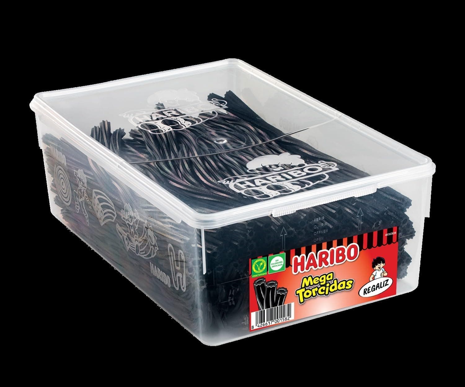 HARIBO MEGA TORCIDAS presente caixa de 200 unidades