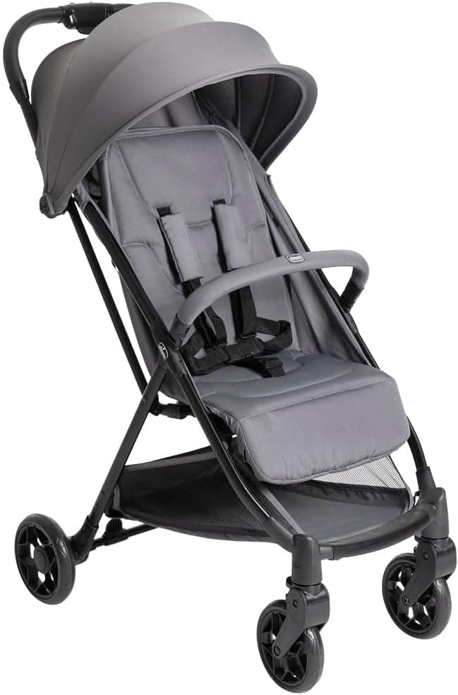 Chicco Urbino, cadeira de passeio para bebé, desde o nascimento até 22 kg, carrinho leve com fecho inteligente e compacto, capacho extensível com proteção UV50, encosto ajustável e reclinável,