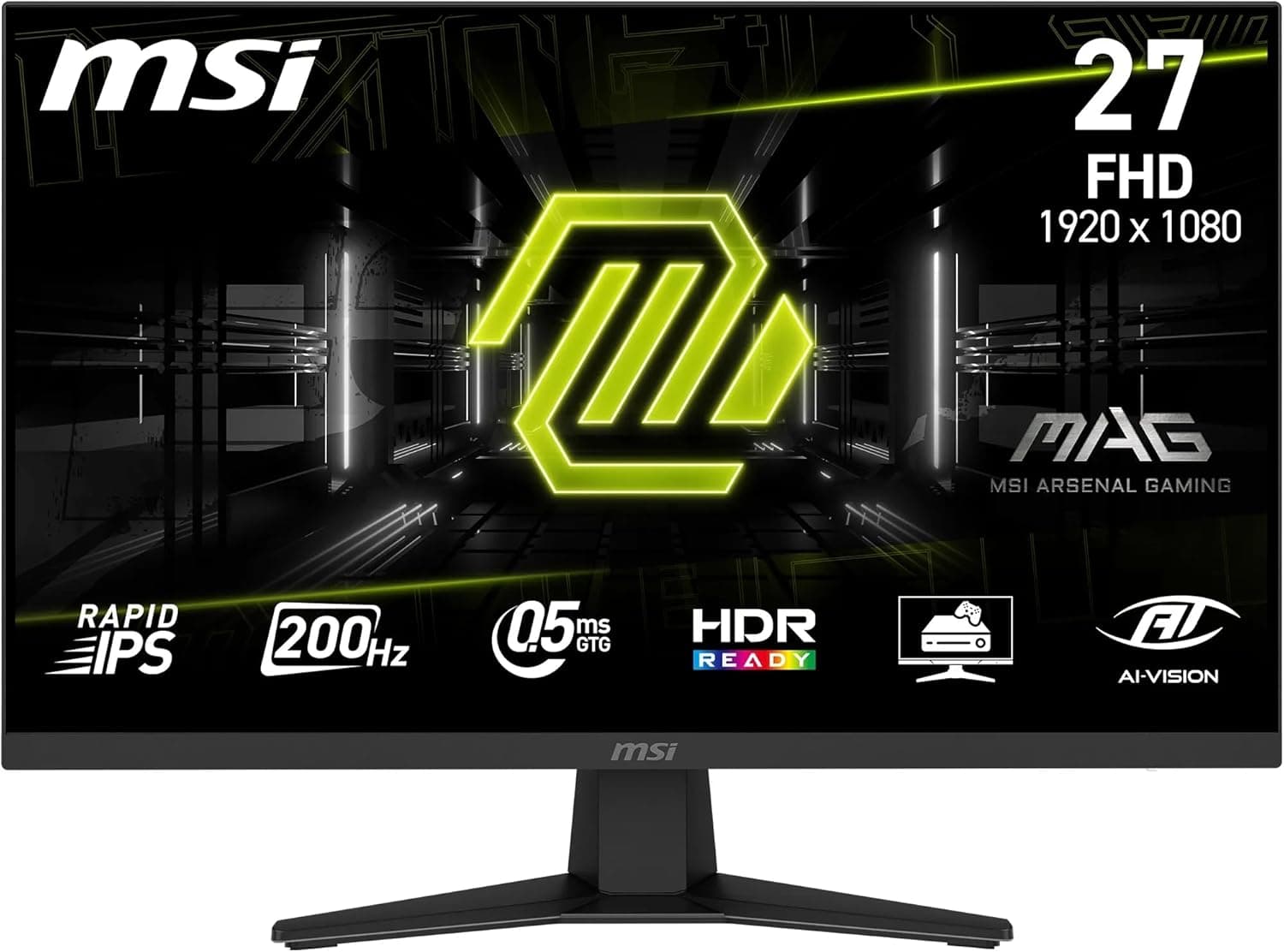 MSI MAG 274F | Monitor gaming 27 polegadas FHD 200 Hz IPS com HDR e suporte VESA