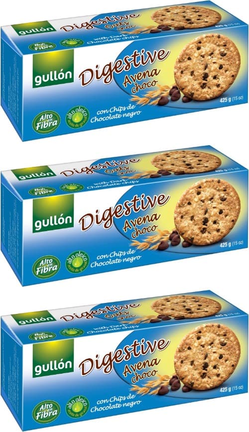 Gullón Bolacha aveia chocolate digestive, 425 g