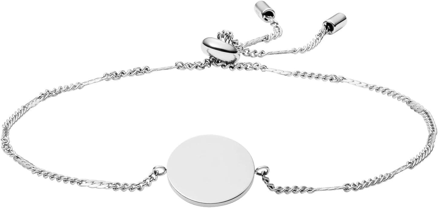 Fossil Classic pulseira de mulher de aço com fecho de lagosta ou deslizante