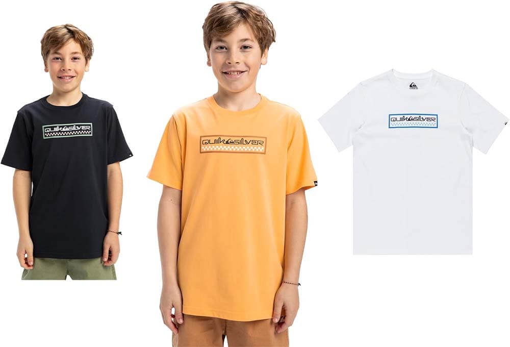 Quiksilver Ev Sun Dagger SS YTH | T-shirt em algodão para crianças