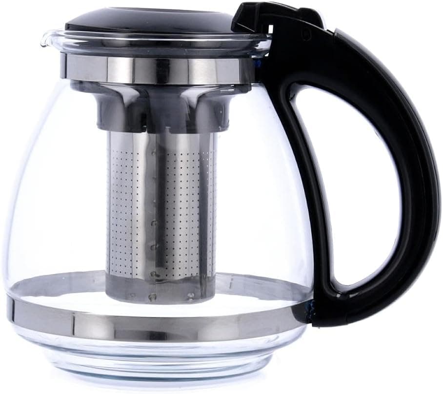 Quid Serenia Tetera Vidrio Filtro Inox 1,5l Transparente