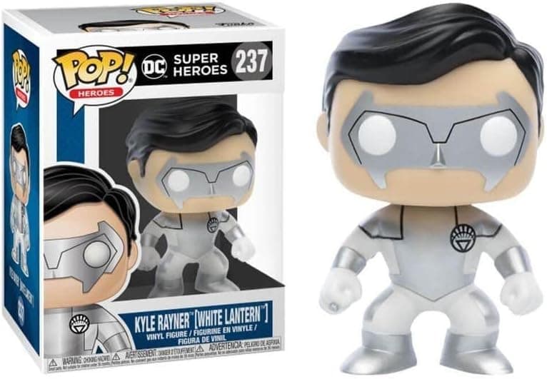 Funko DC Super Heroes - Figura Pop vinil 237 Kyle Rayner (White Lantern) Exclusive 9 cm