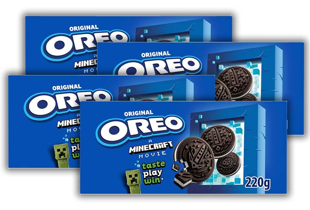 Oreo Original bolachas de cacau recheadas com creme sabor baunilha 220 g x 4
