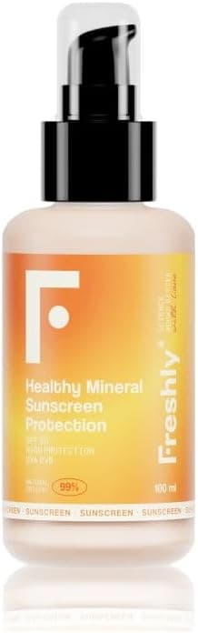 Freshly Cosmetics Protetor solar SPF 50 com filtros físicos Healthy Mineral Sunscreen Protection (100 ml)