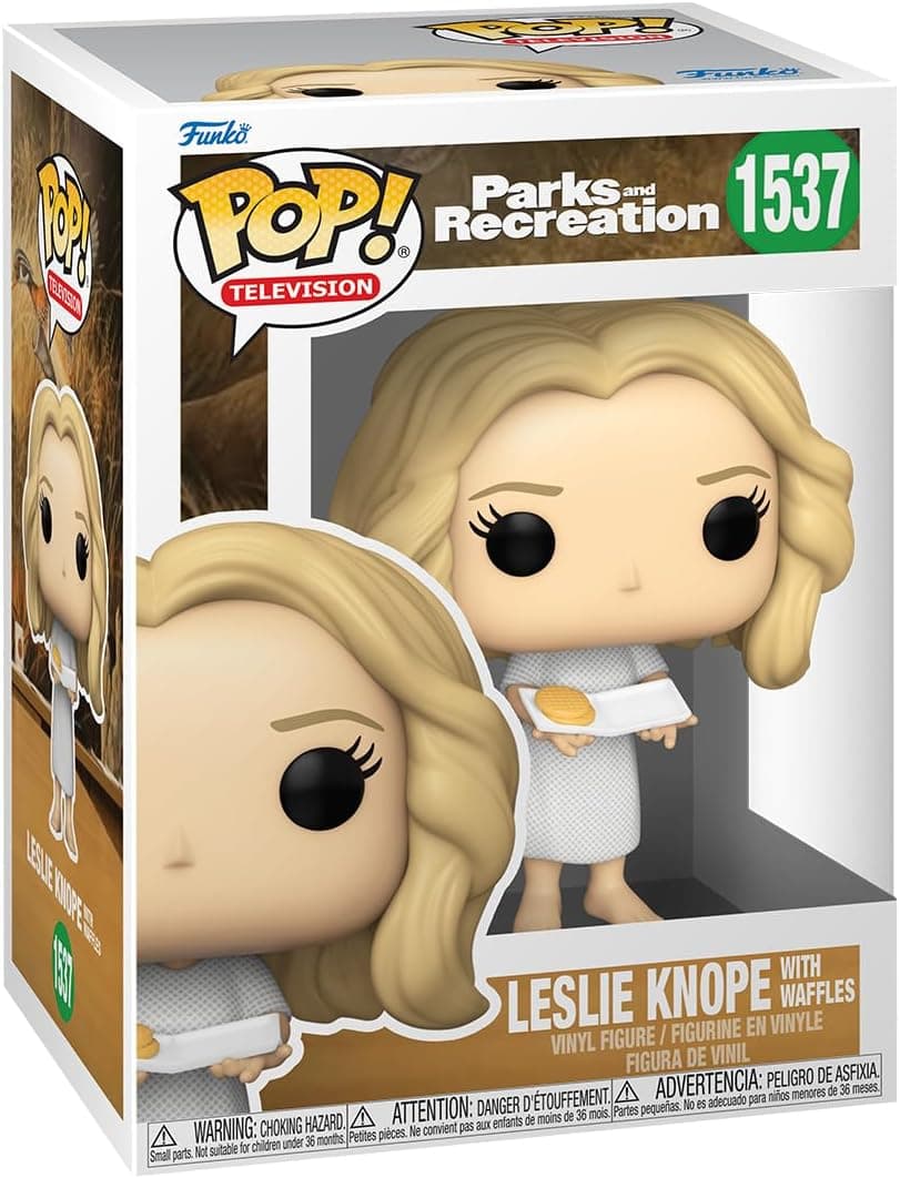 Funko Pop! TV: Parks & Rec Leslie Knope - Parks and Recreation - Figura de vinil colecionável - ideia de presente - Mercadoria Oficial 