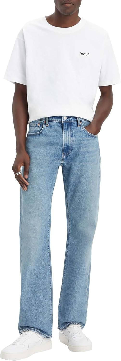 Levi's 501 Original Fit Jeans Calças de ganga para homem de design clássico e confortável