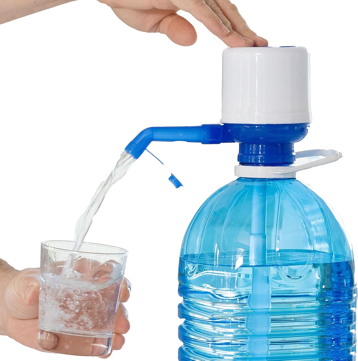 InnovaGoods | Dispensador de água manual universal para garrafas até 10 L com adaptadores antigotas