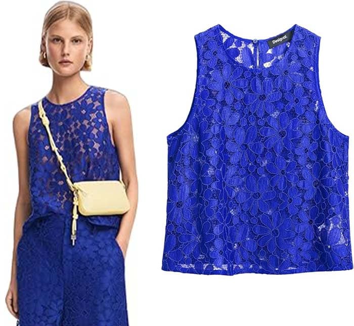 Desigual Blus Top para mulher