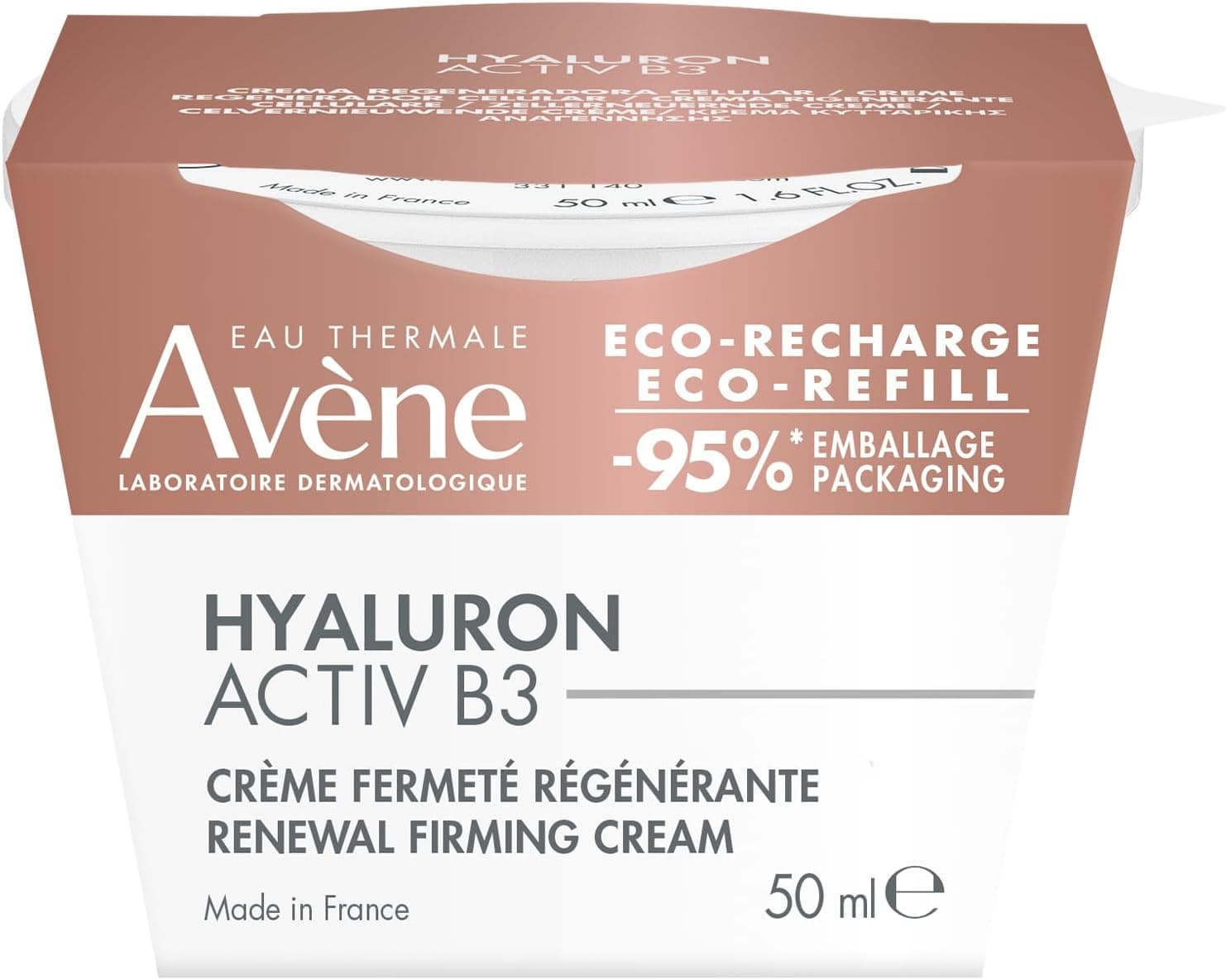 AVENE Hyaluron Activ B3 Creme regeneração celular 50 ml recarga