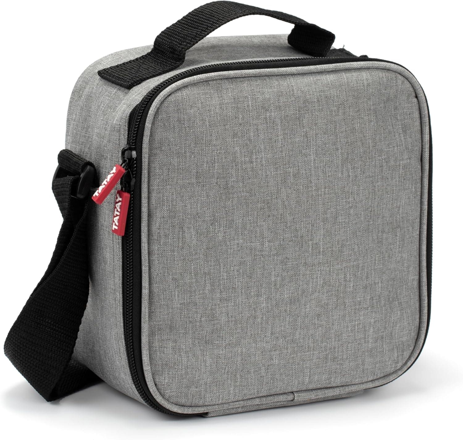 TATAY Urban Food Casual, bolsa térmica para alimentos, com 4 tops herméticos (2 x 0,5 l, 2 x 0,2 l), cor jeans cinzento. Medidas 22,5 x 10 x 22 cm, capacidade 3 L