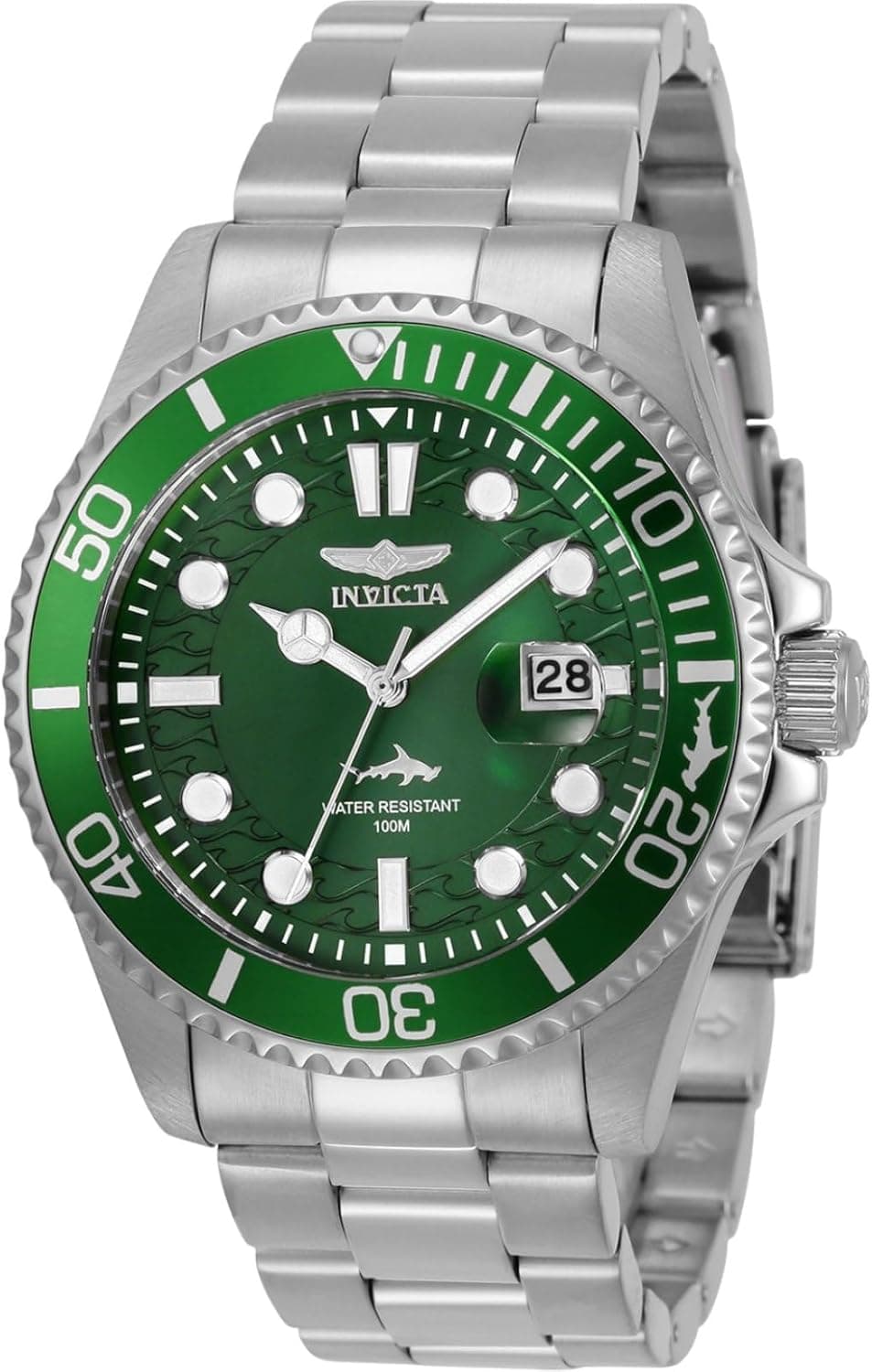 Invicta Pro Diver | Relógio de quartzo em aço inoxidável para homem 43 mm