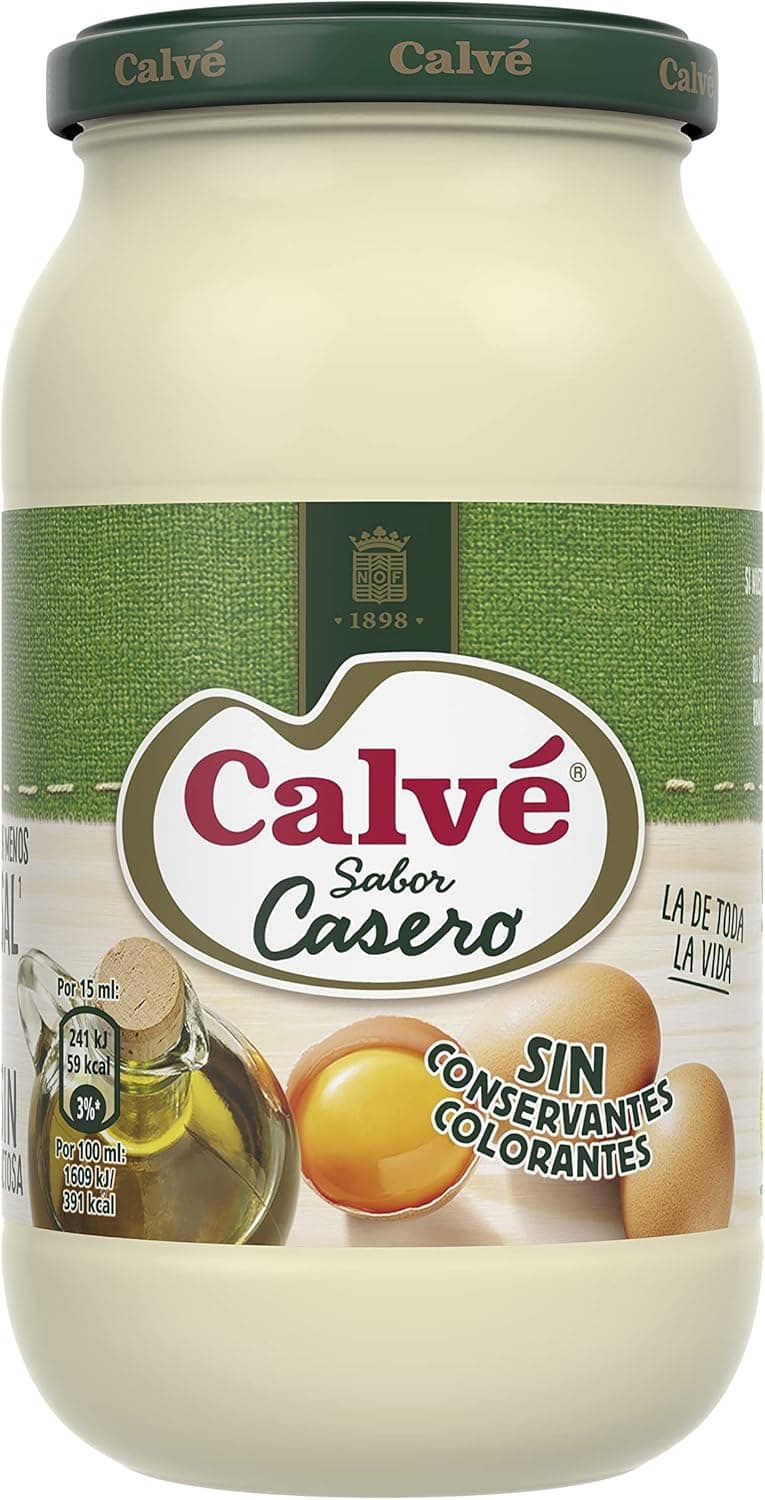 Mayonesa casera Calvé frasco 430 ml