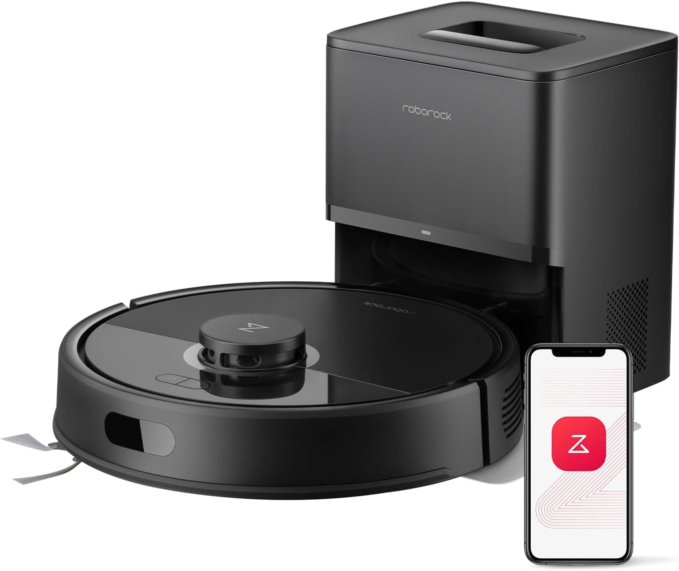 Roborock Q7 L5+ | Robot aspirador e esfregona com auto-esvaziamento, 8000 Pa e navegação LiDAR