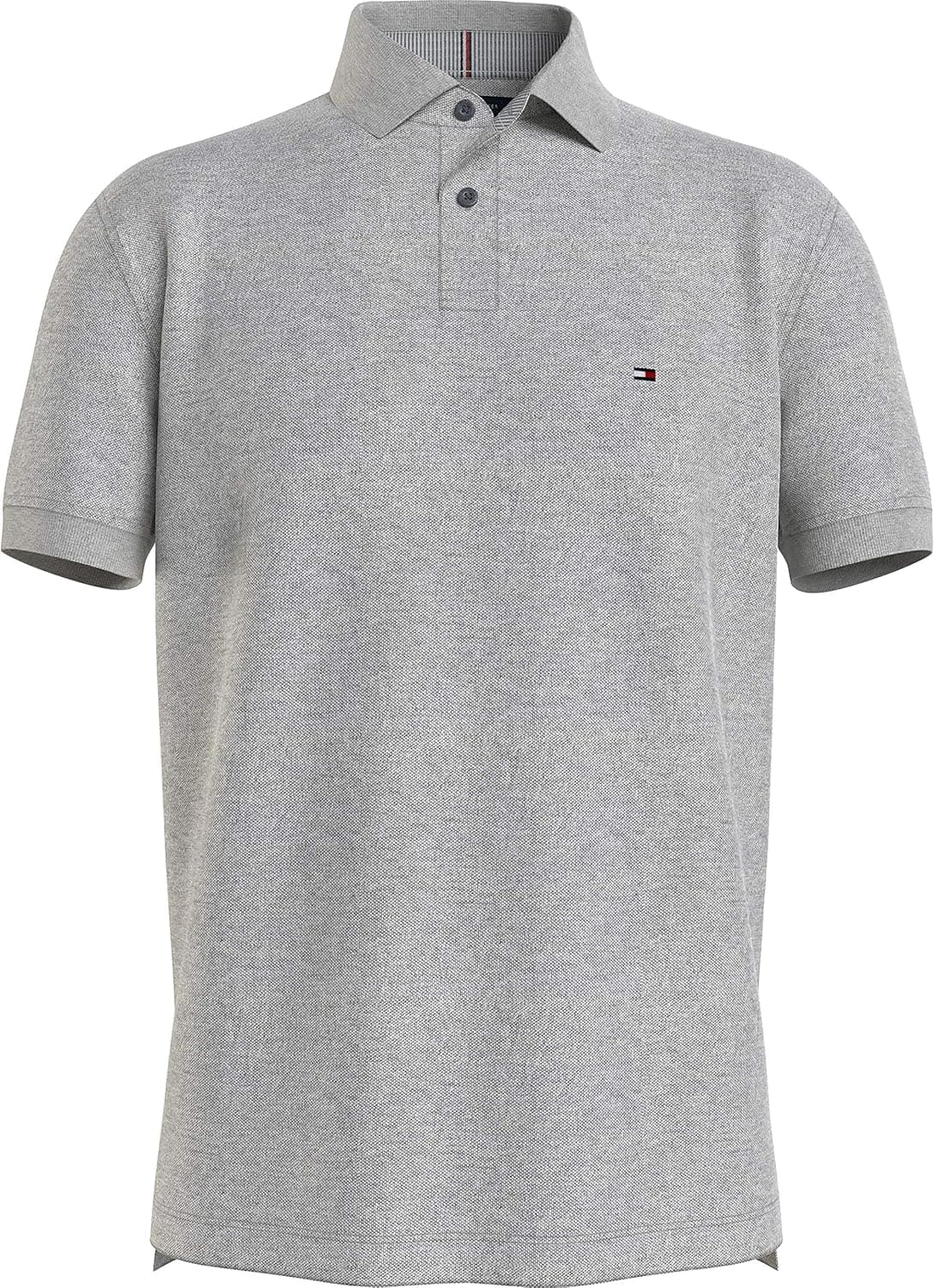 Tommy Hilfiger Polo de manga curta para homem regular Fit com botões