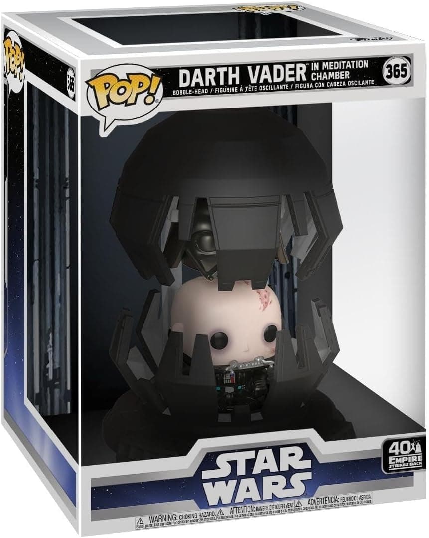Funko Pop! Deluxe: Star Wars - Darth Vader In Meditation Chamber - Figura de vinil colecionável - ideia de presente - Mercadoria oficial - Brinquedos para crianças e adultos - Fãs de Filme