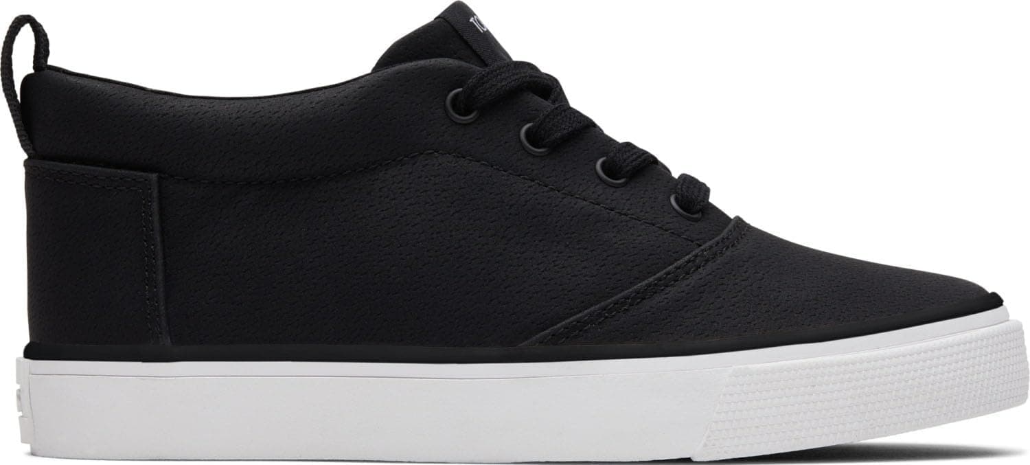 TOMS Fenix Mid | Sapatilhas em microcamurça preta para crianças