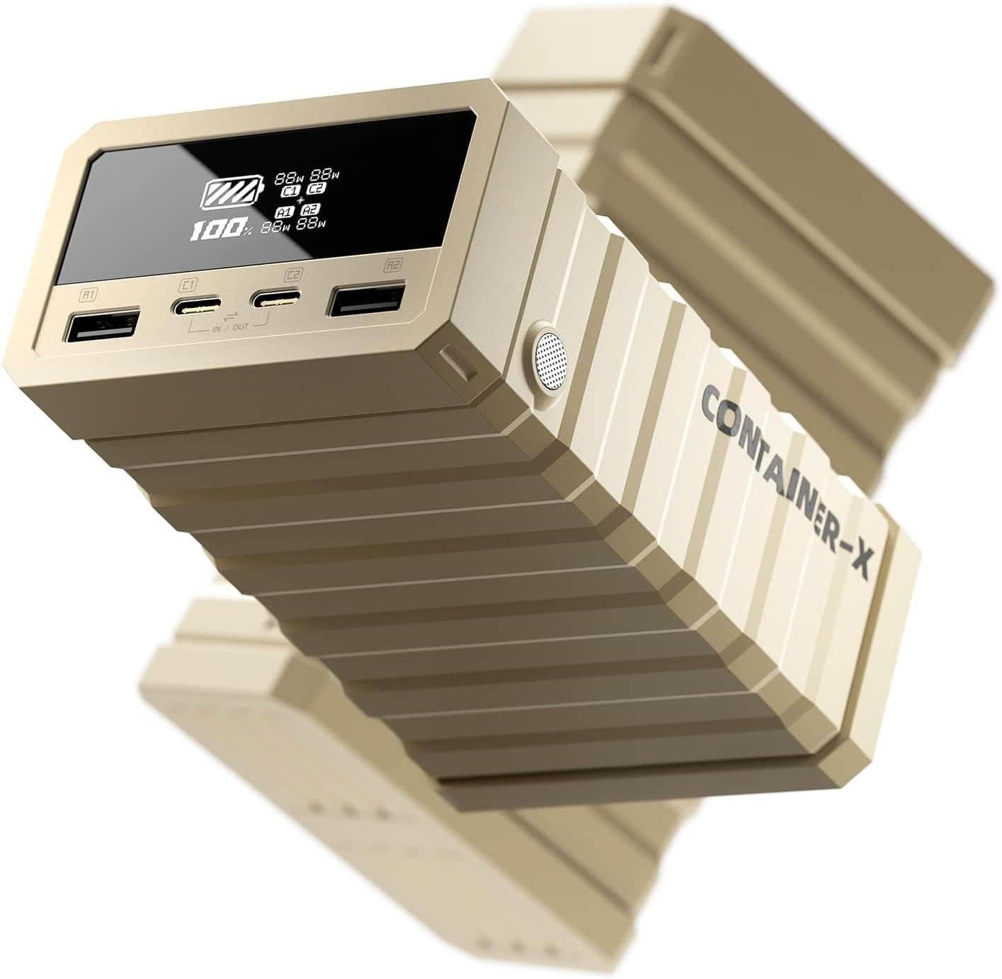 imuto Power Bank, 26800 mAh bateria externa de carregamento rápido, bateria portátil de 4 portas com ecrã digital, compatível com iPhone 8-15 Pro MAX, Samsung, portátil, Macbook, Huawei etc