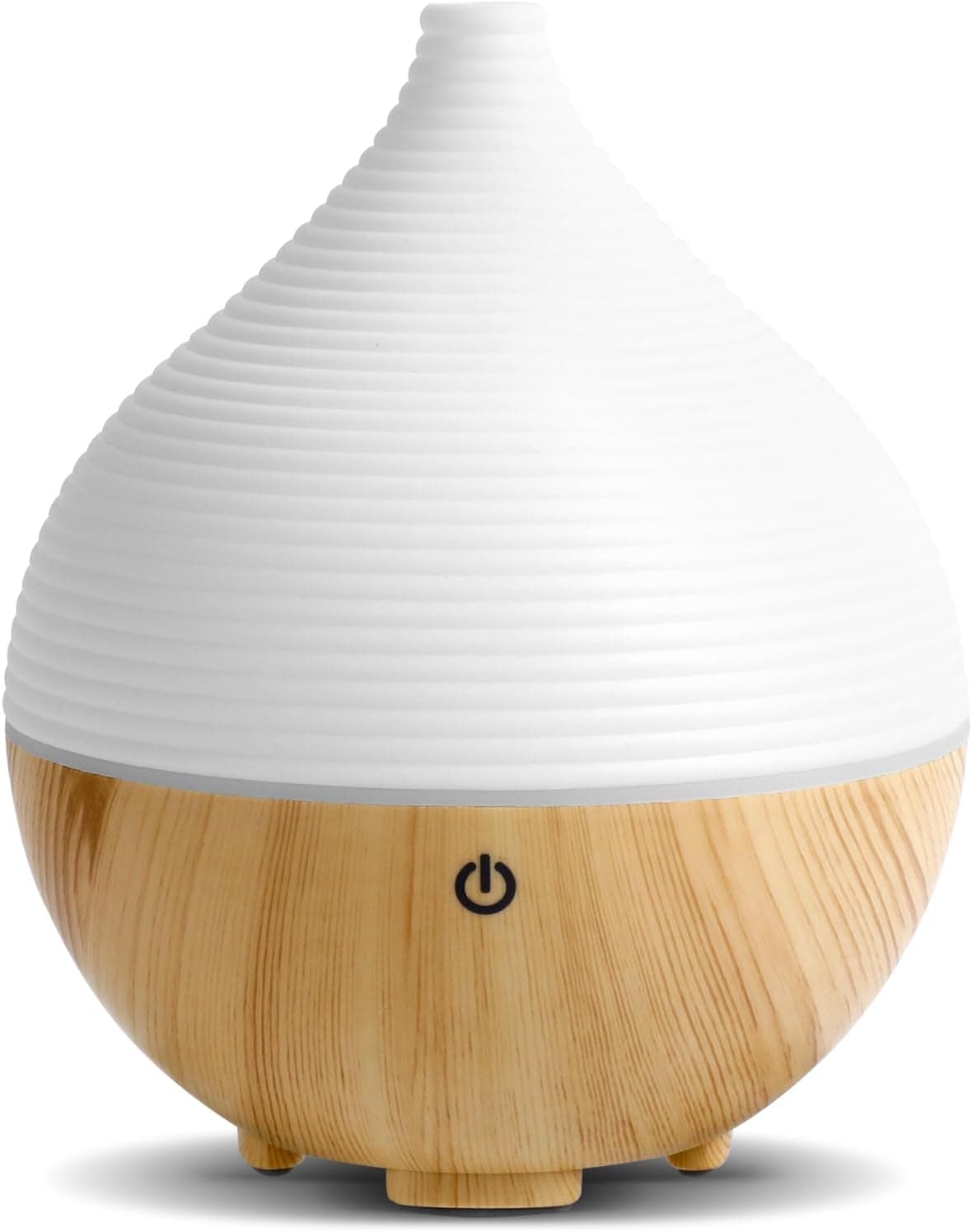 AiQInu Difusor de aromas, 160 ml, humidificador ultra-sónico, desligamento automático, difusor de óleos essenciais, 7 cores LED, função aromaterapia, ultra silencioso