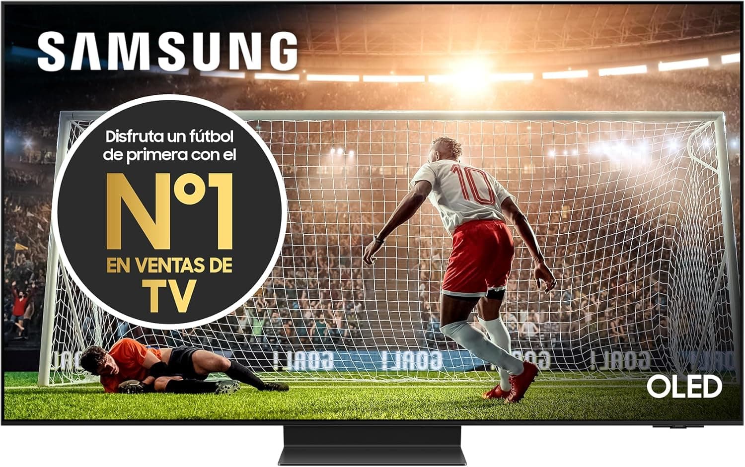 Samsung TV OLED 4K 2024 77S95D Smart TV de 77" com cores brilhantes sem reflexos, mais altifalantes do que nunca com Q-Symphony, a melhor Smart TV e esqueça os cabos com Silm One Connect