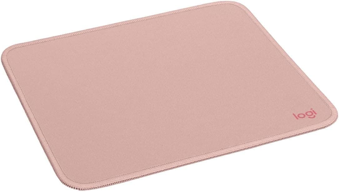 Logitech Studio Series | Tapete de rato pequeno cor-de-rosa antiderrapante e resistente à água