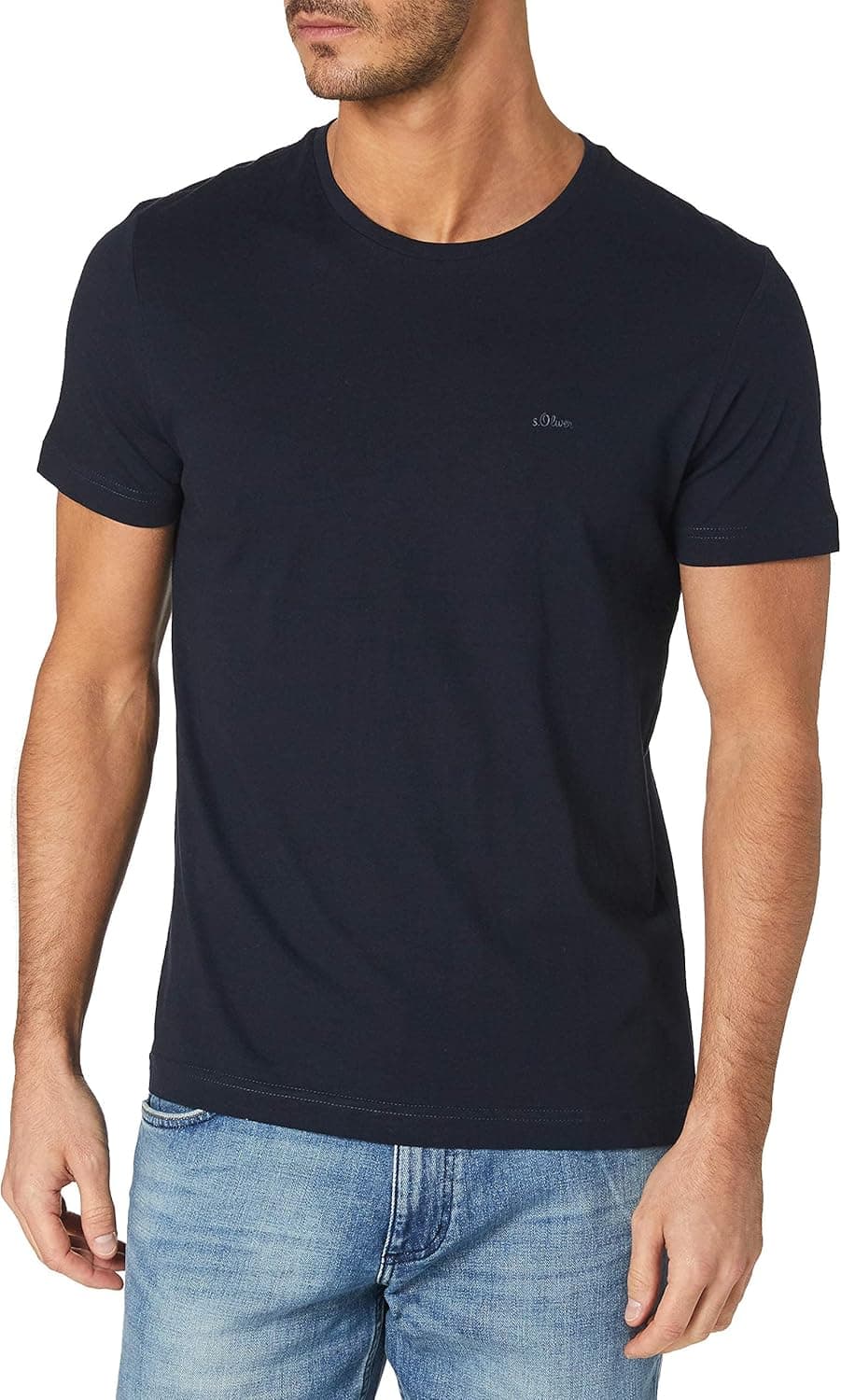 s.Oliver Round Neckline T-shirt para homem
